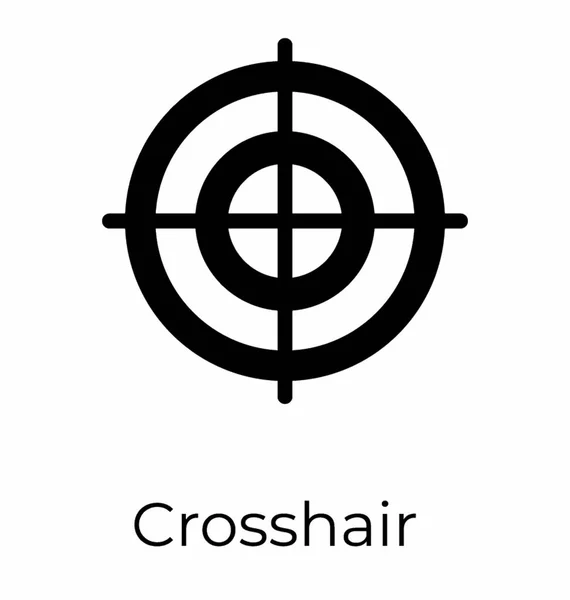 Vektorový crosshair vektor — Stockový vektor