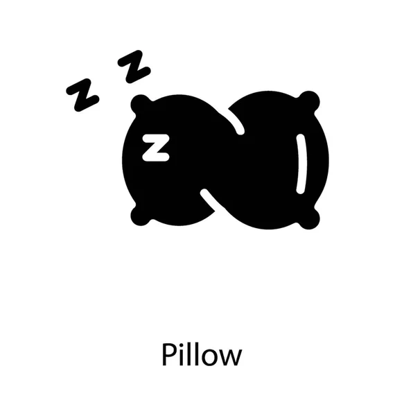 Apoio de cabeça Pillow Vector —  Vetores de Stock