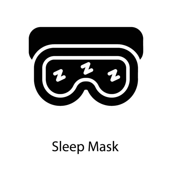 Сну очей маска — стоковий вектор