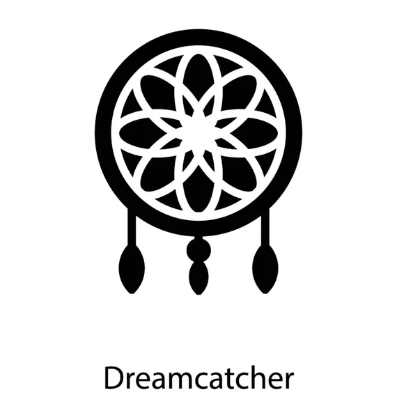 Dreamcatcher Salgueiro artesanal — Vetor de Stock