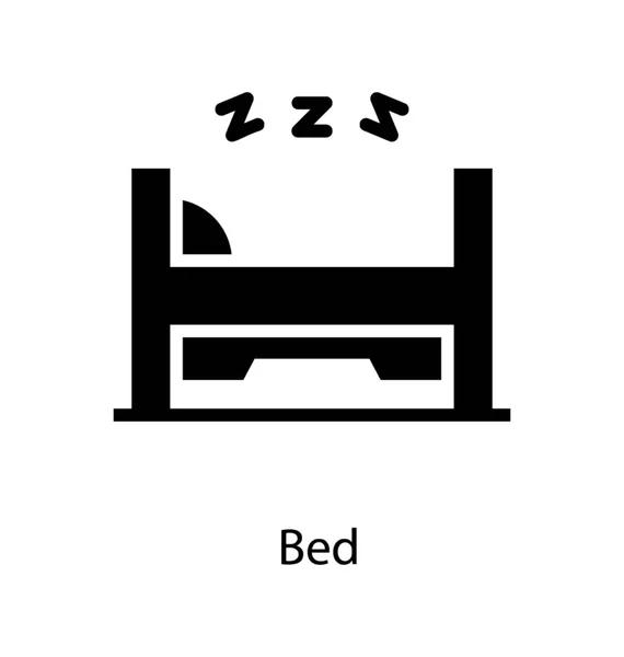 Спляча ліжко вектор — стоковий вектор