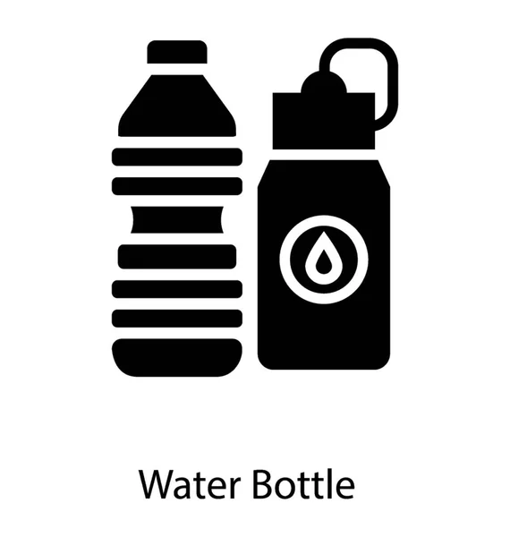 Botella de agua potable — Archivo Imágenes Vectoriales