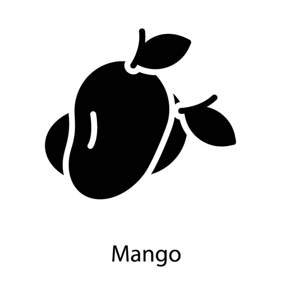 Fruta nutritiva del mango — Vector de stock