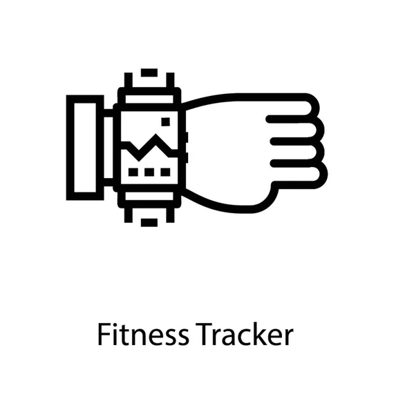 Fitness Health Tracker — Vector de stock