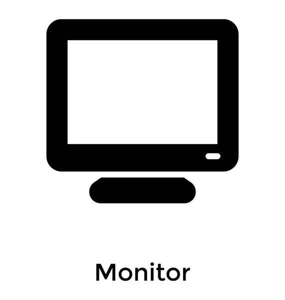 Dispositivo monitor de computador — Vetor de Stock