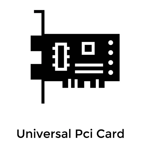 Univerzální PCI karta — Stockový vektor