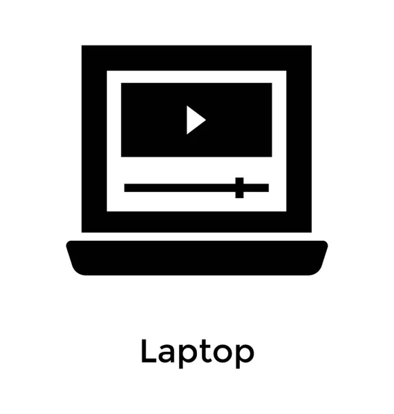 Ноутбук технологии устройства — стоковый вектор