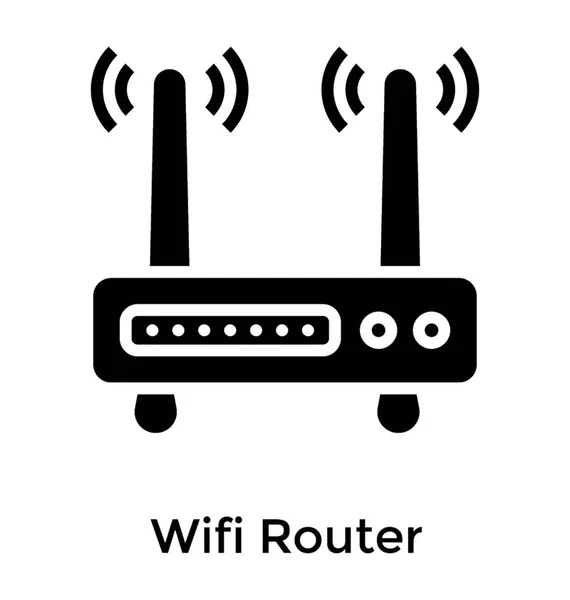Wifi ルータ デバイス — ストックベクタ