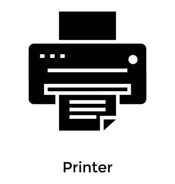Máquina de impressão Vector —  Vetores de Stock