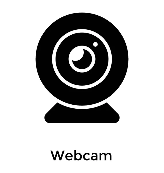 Vetor de tecnologia Webcam — Vetor de Stock