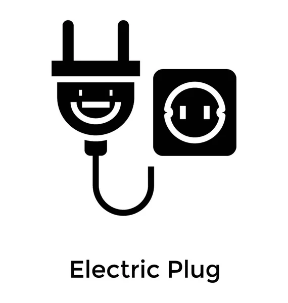 Enchufe eléctrico — Vector de stock