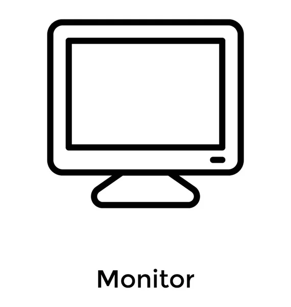 Dispositivo monitor de computador — Vetor de Stock