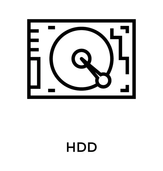 Pevný disk disk — Stockový vektor