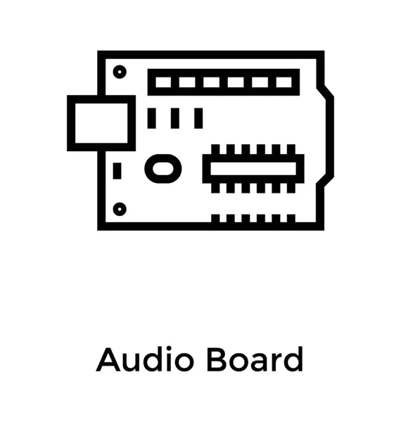 Tablero de mezcla de audio — Archivo Imágenes Vectoriales