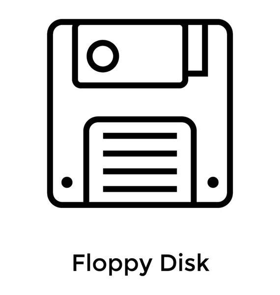 Floppy Disc Vector — Stock Vector