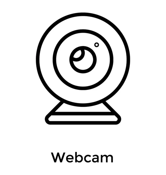 Vetor de tecnologia Webcam — Vetor de Stock