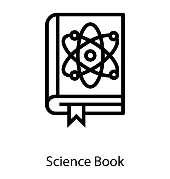 Vecteur de livre scientifique — Image vectorielle