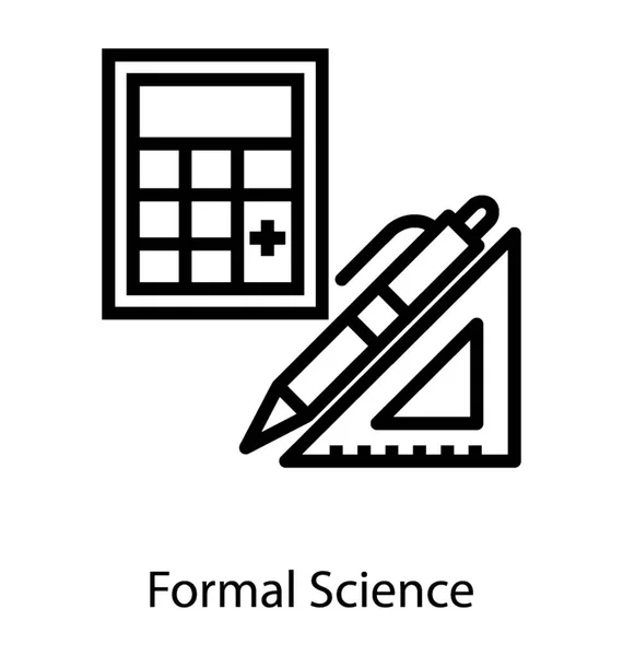 Formella Science Vector — Stock vektor