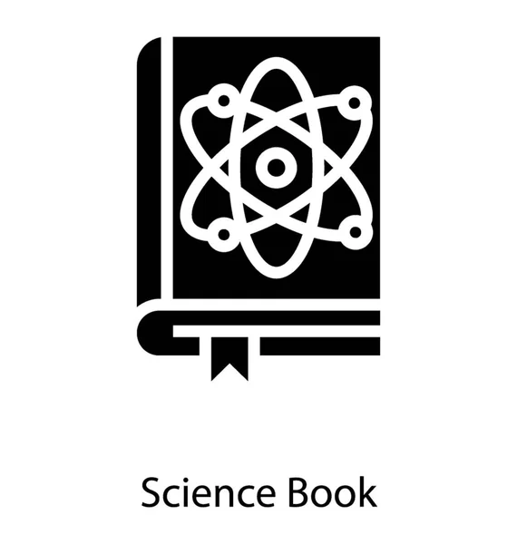 Vetor livro de ciência —  Vetores de Stock
