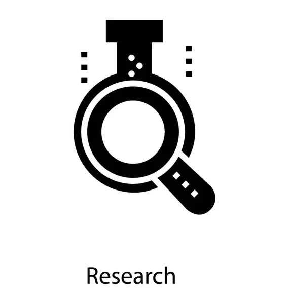 Концепція хімічного дослідження — стоковий вектор