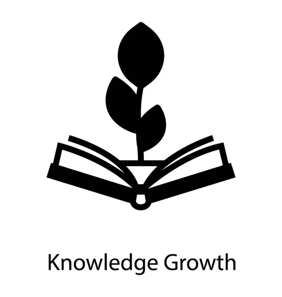 Knowledge Growth Vector — Stock Vector