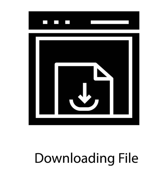 Téléchargement de données Fichier — Image vectorielle
