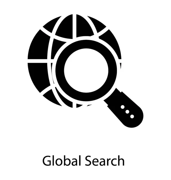 Globalny wektor wyszukiwania — Wektor stockowy