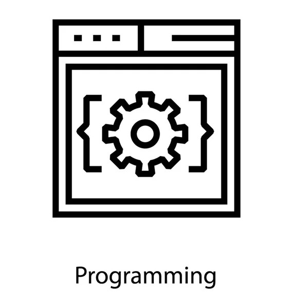 Web Page Programming — Stock Vector
