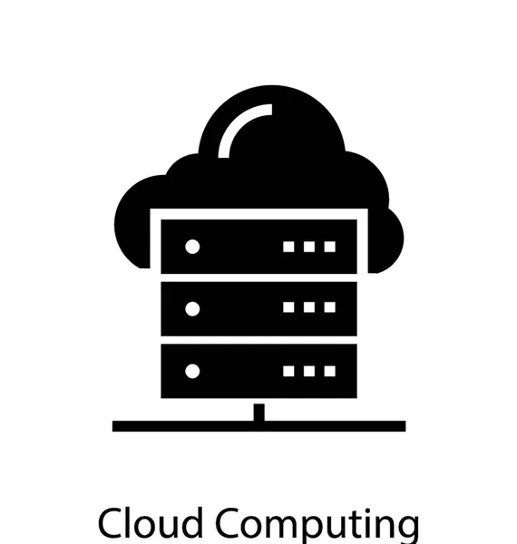 Servidor de datos en nube — Archivo Imágenes Vectoriales