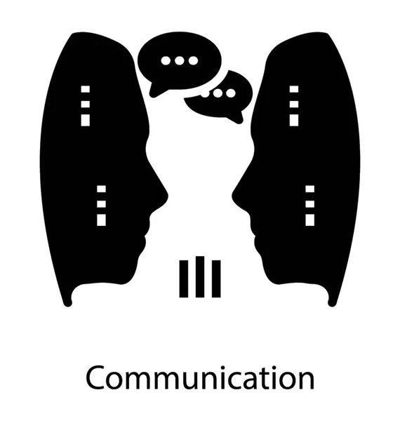 Människor Communication Vector — Stock vektor