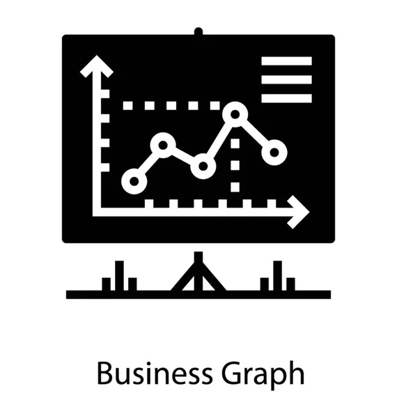 Бизнес-график — стоковый вектор