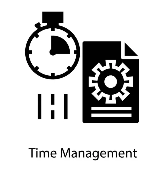 Time management vektor — Stock Vector