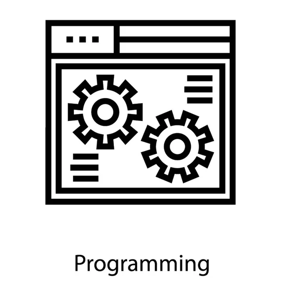 Web-Einstellungsvektor — Stockvektor