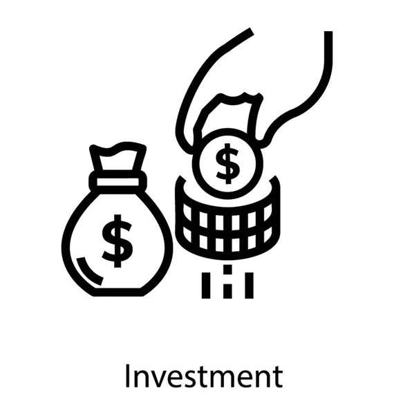 Vetor de Investimento Financeiro — Vetor de Stock