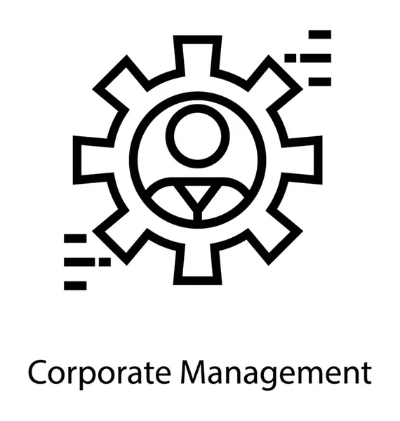 Avatar di Business Manager — Vettoriale Stock
