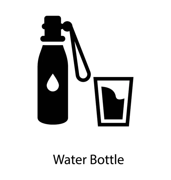 Botella de agua potable — Archivo Imágenes Vectoriales