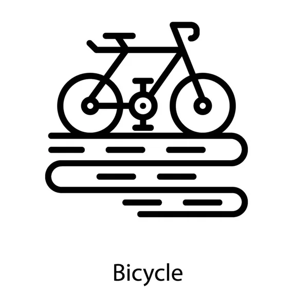 Vector de ciclo de pedal — Archivo Imágenes Vectoriales