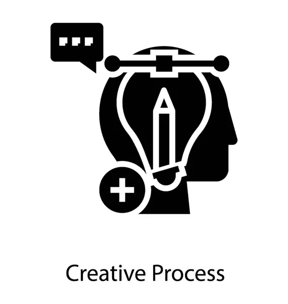 Vector de proceso creativo — Archivo Imágenes Vectoriales