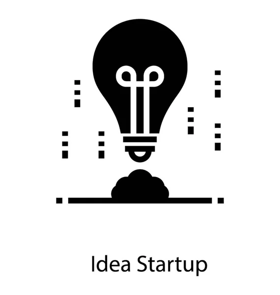 Idea Startup Vector — Stock Vector