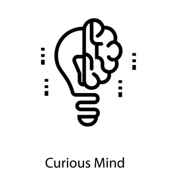 Yaratıcı beyin vektör