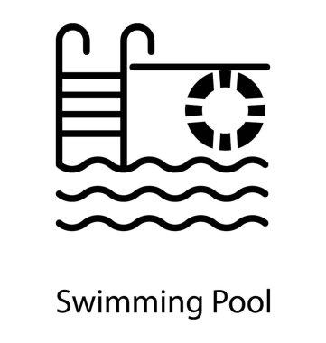 Yüzme Havuzu vektör