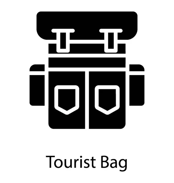 Sac à dos touristique vecteur — Image vectorielle