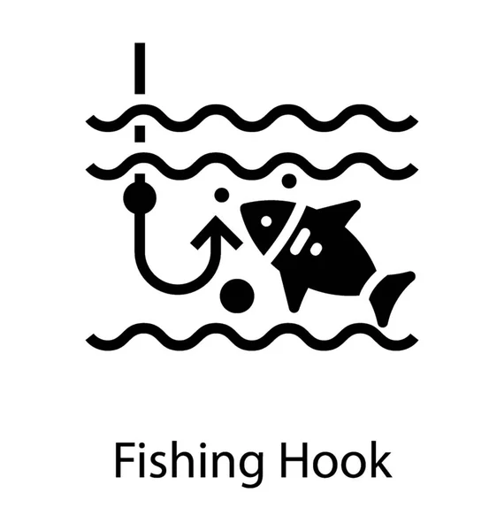 Crochet de pêche vecteur — Image vectorielle