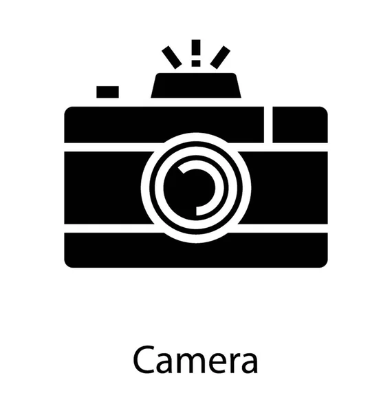 Photographic Camera Vector — Stock Vector