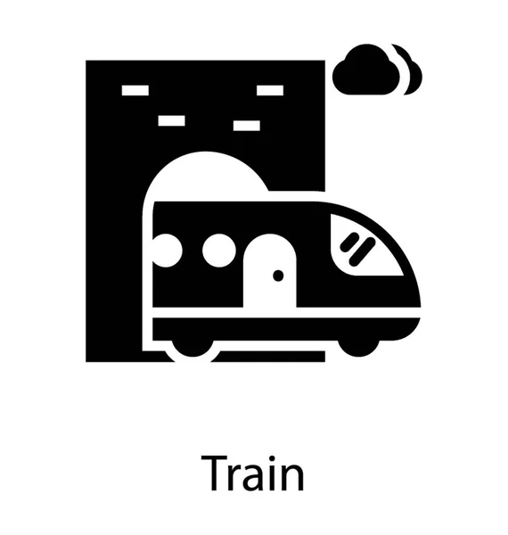 Vehículo tren de transporte — Vector de stock