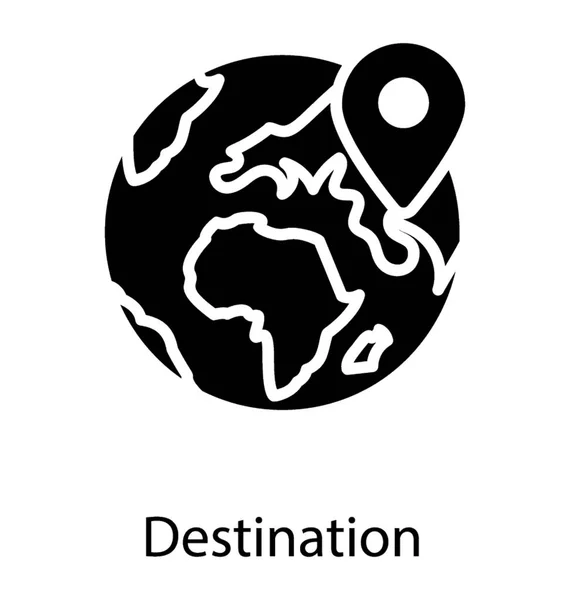 Carte de localisation internationale — Image vectorielle