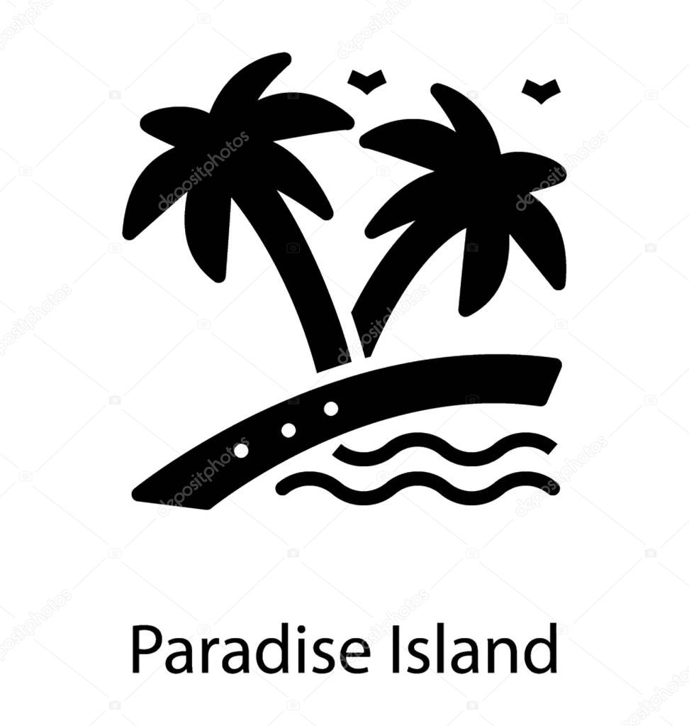 Island Place Vector