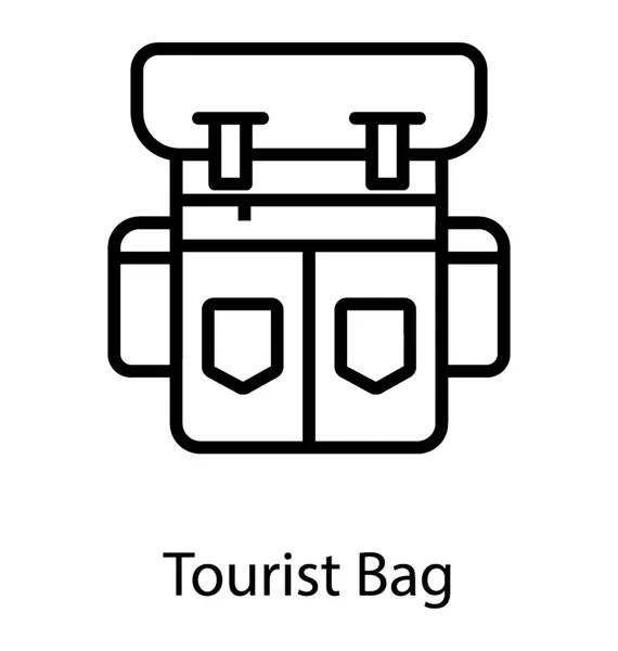 Turist ryggsäck Vector — Stock vektor