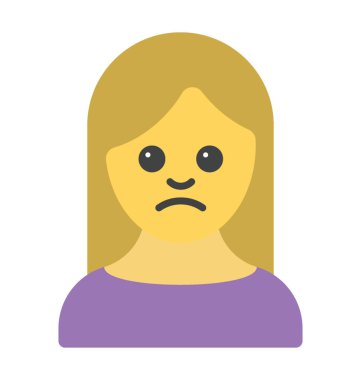 Kadın avatar vektör