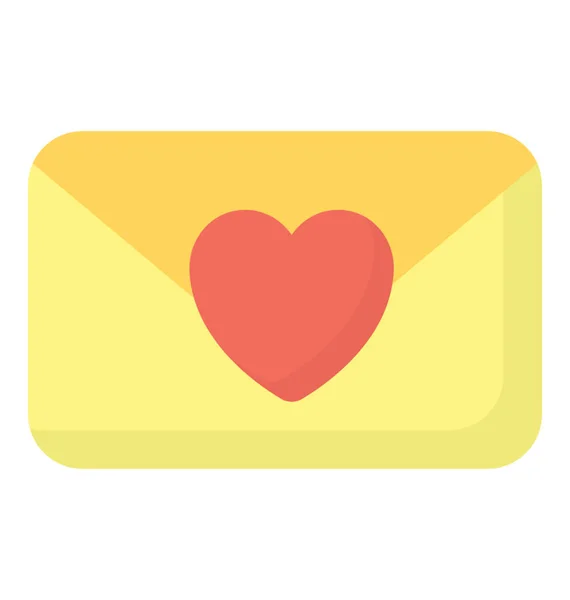 Liefde mail Emoji — Stockvector